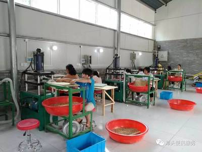 我县承接义乌来料加工首家镶钻饰品企业落户潭头