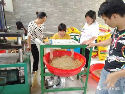我县承接义乌来料加工首家镶钻饰品企业落户潭头
